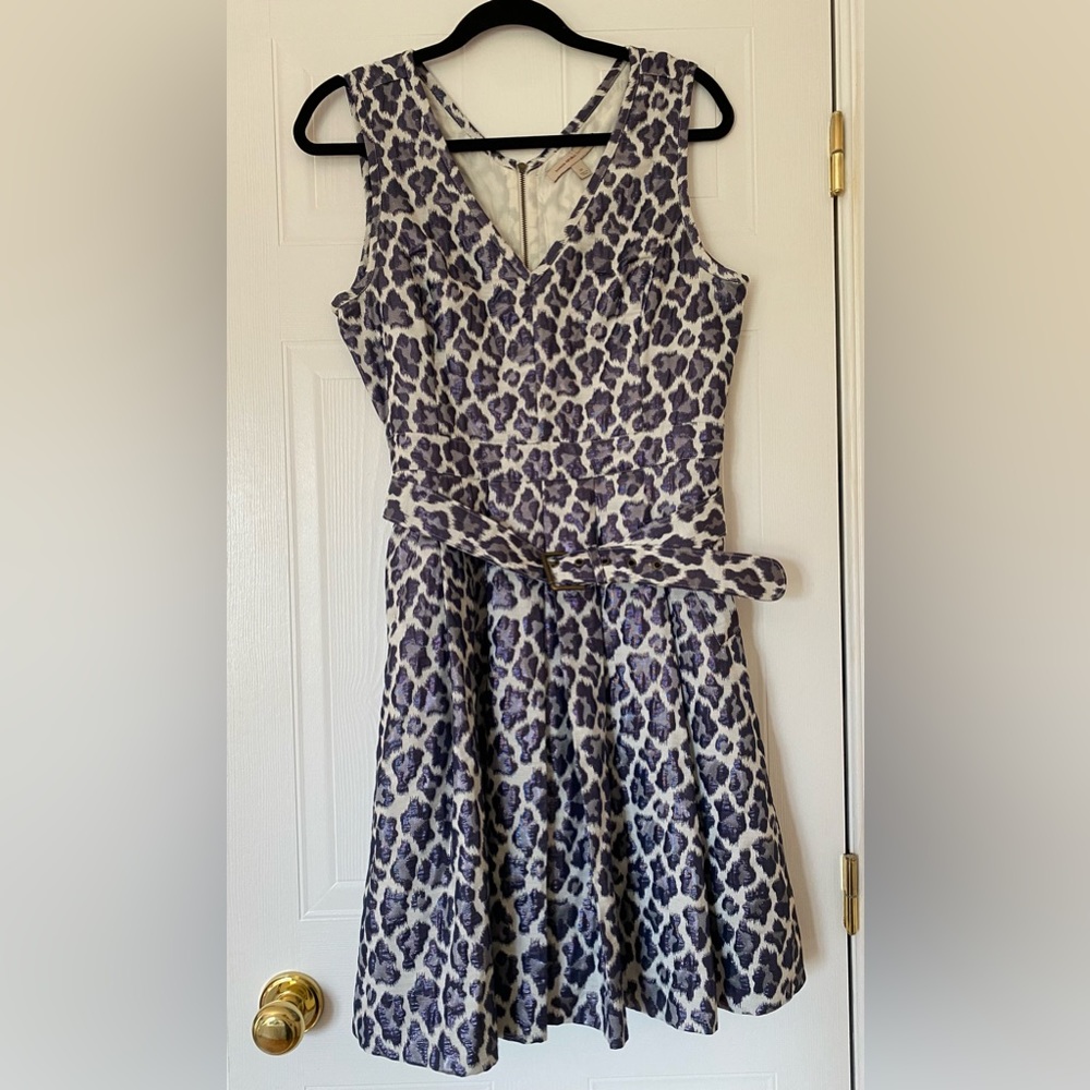 Banana Republic Leopard shiny dress
